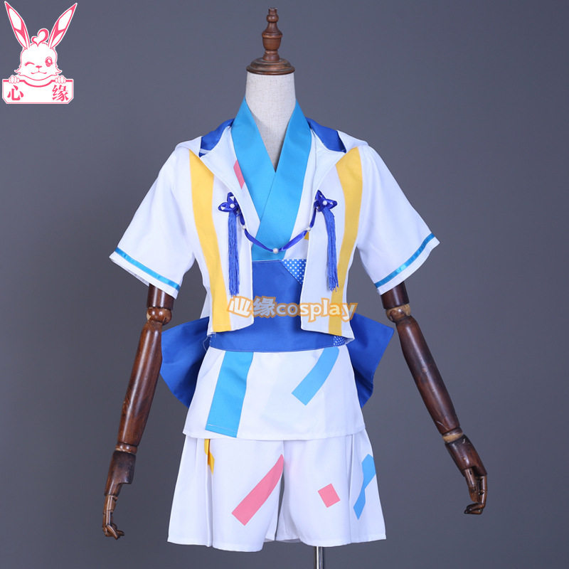 服偶像梦幻祭七夕祭天满光紫之创真白友也仁兔成鸣COS
