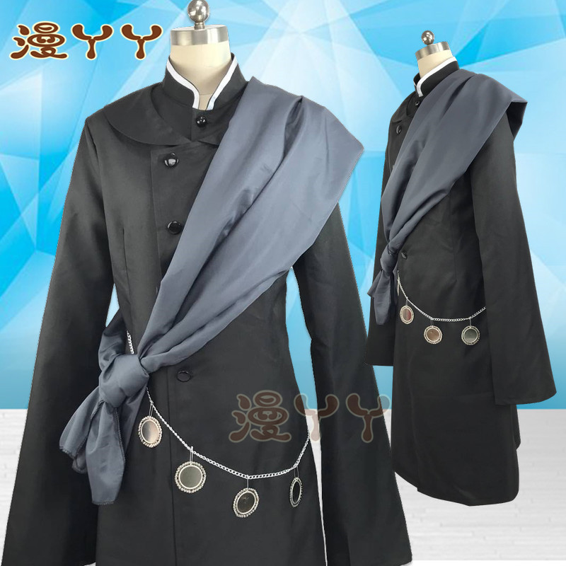 【漫丫丫】黑执事鞋子葬仪屋丧仪人cosplay服装送腰链送帽