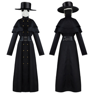 瘟疫医生cos服乌鸦服装暗黑地牢英雄服嘴表演服瘟疫医生万圣节