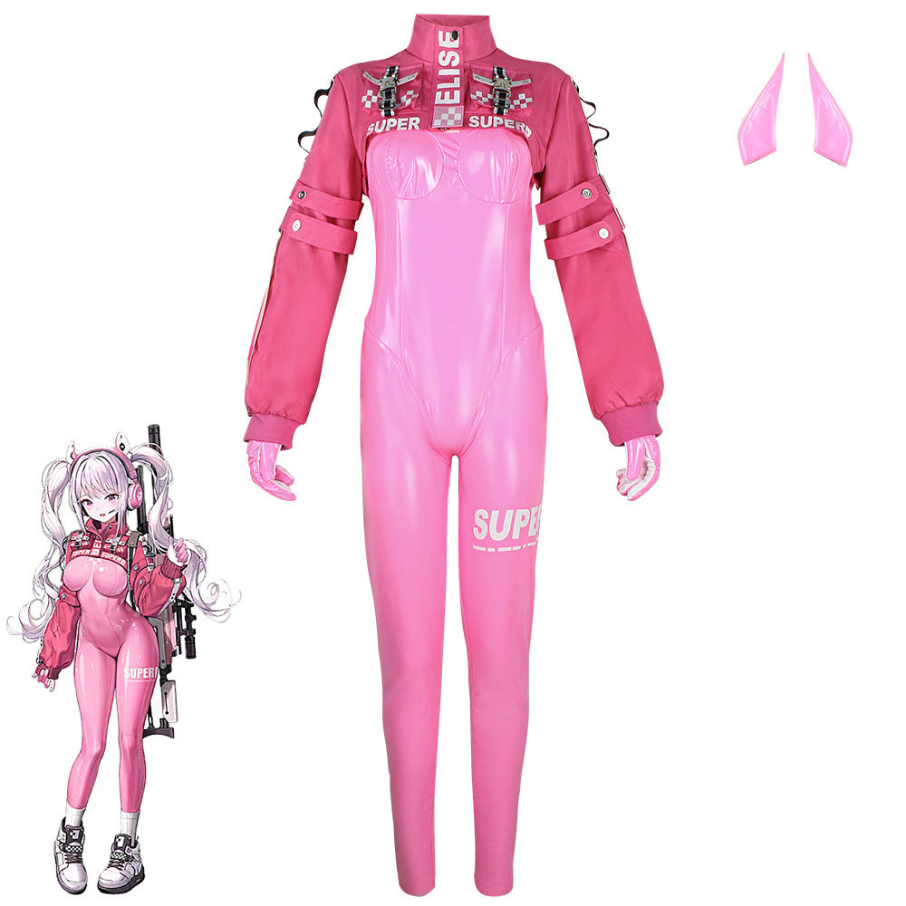 神爱丽丝cosplay紧身连体衣套装爱丽丝cos服现货现发nikke胜利女