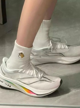 飞电4C超轻碳板跑鞋透气运动防滑减震5c回弹竞速跑步鞋儿童体考