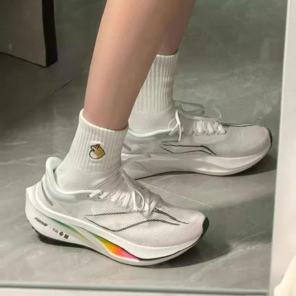 飞电4C超轻碳板跑鞋透气运动防滑减震5c回弹竞速跑步鞋儿童体考