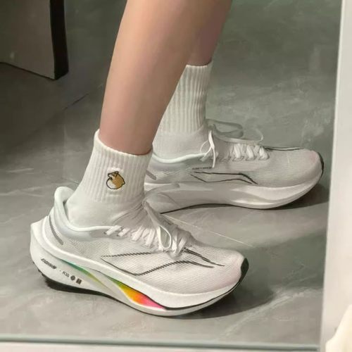 飞电4C超轻碳板跑鞋透气运动防滑减震5c回弹竞速跑步鞋儿童体考