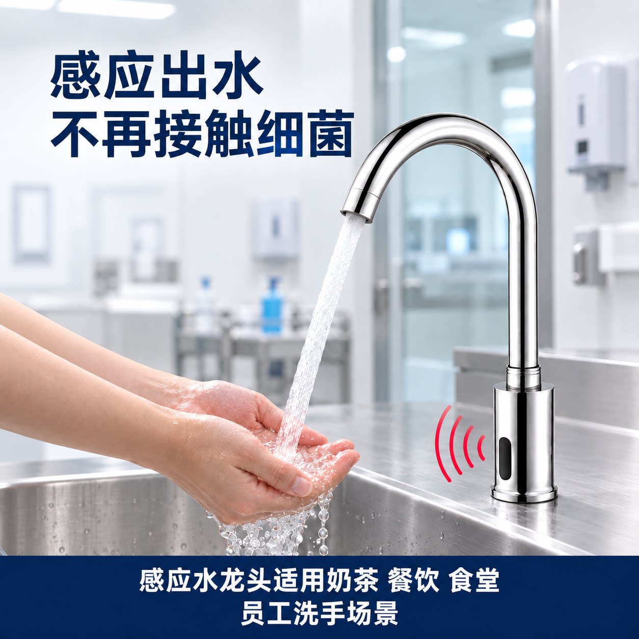 zesham感应水龙头餐饮专用图片