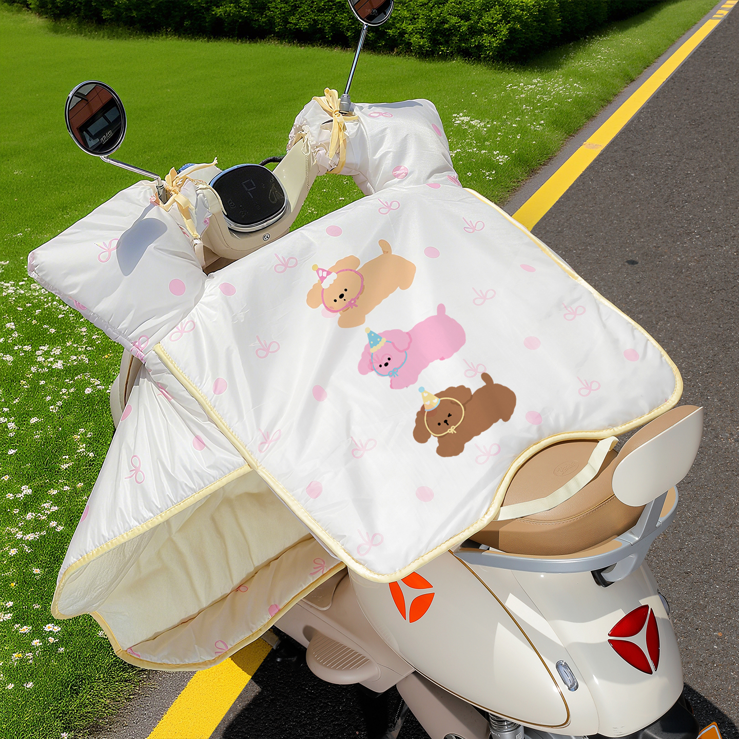 【亲肤牛奶绒】防水高颜值挡风被