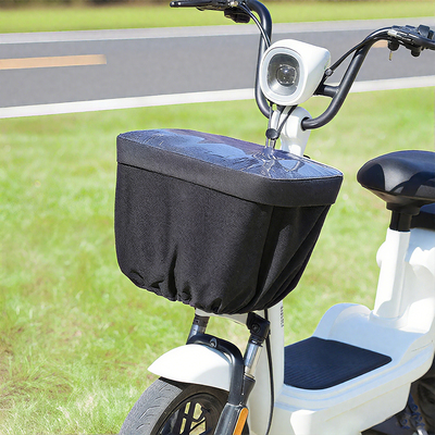 电动车车筐防雨罩电瓶车前置车筐防尘罩自行车车篮子防水套通用