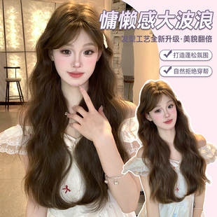 韩系中分全头套 小羊毛卷气质时尚 SHUDUO 束朵假发女网红日常新款
