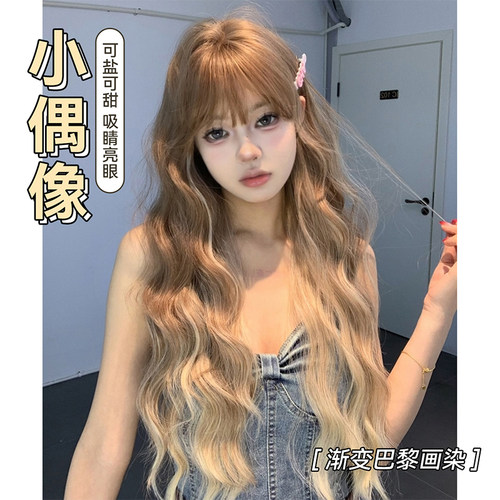 束朵假发高温丝气质时尚