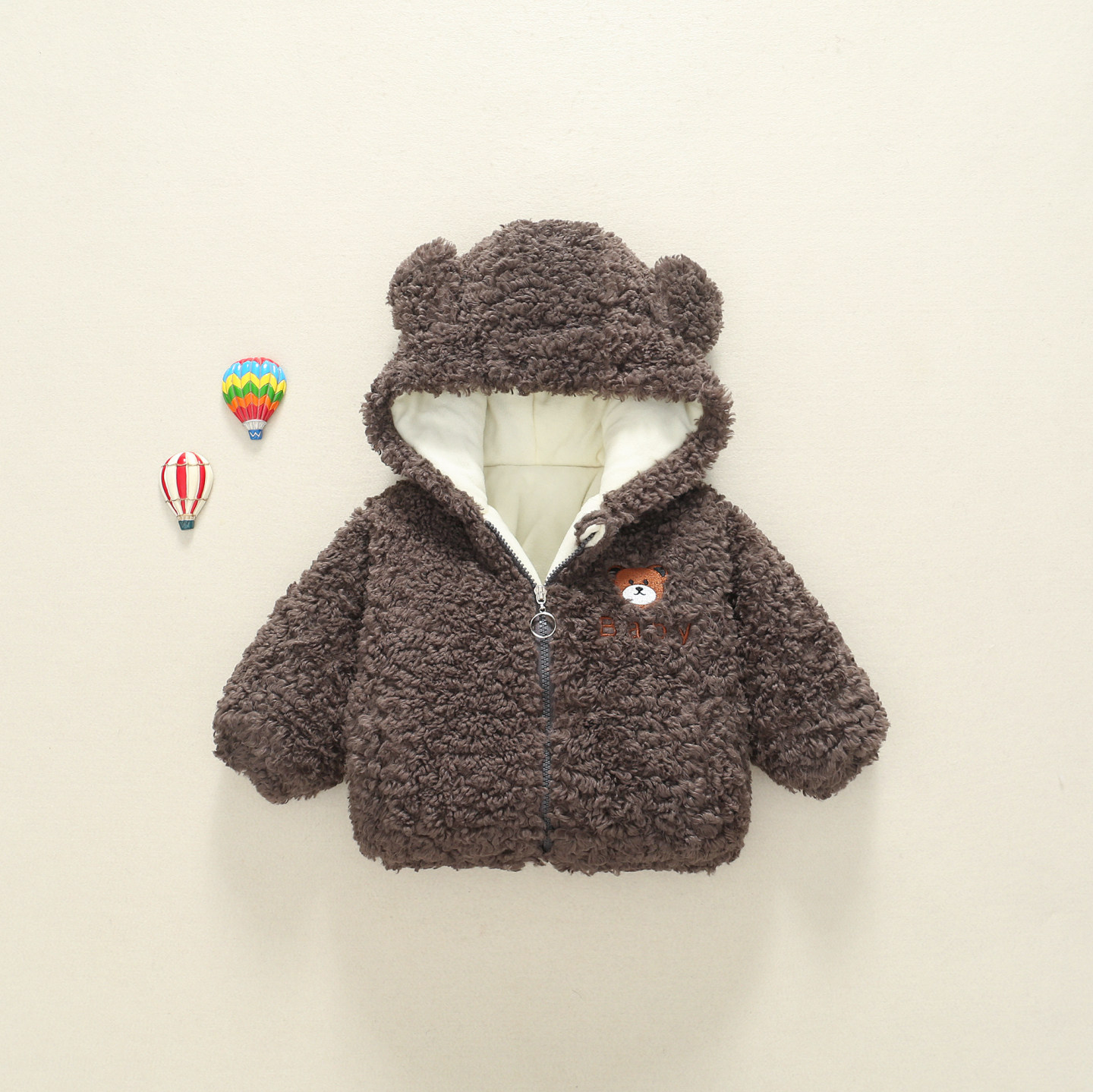 小童冬装毛毛衣加绒儿童外套2婴儿棉袄1岁3宝宝4棉服冬季加厚外出,童装/婴儿装/亲子装,棉袄/棉服,淘宝优惠券,粉丝福利购,淘宝优惠卷