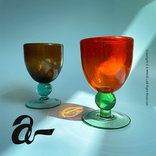 AMINUS玻璃复古高级感矮脚杯