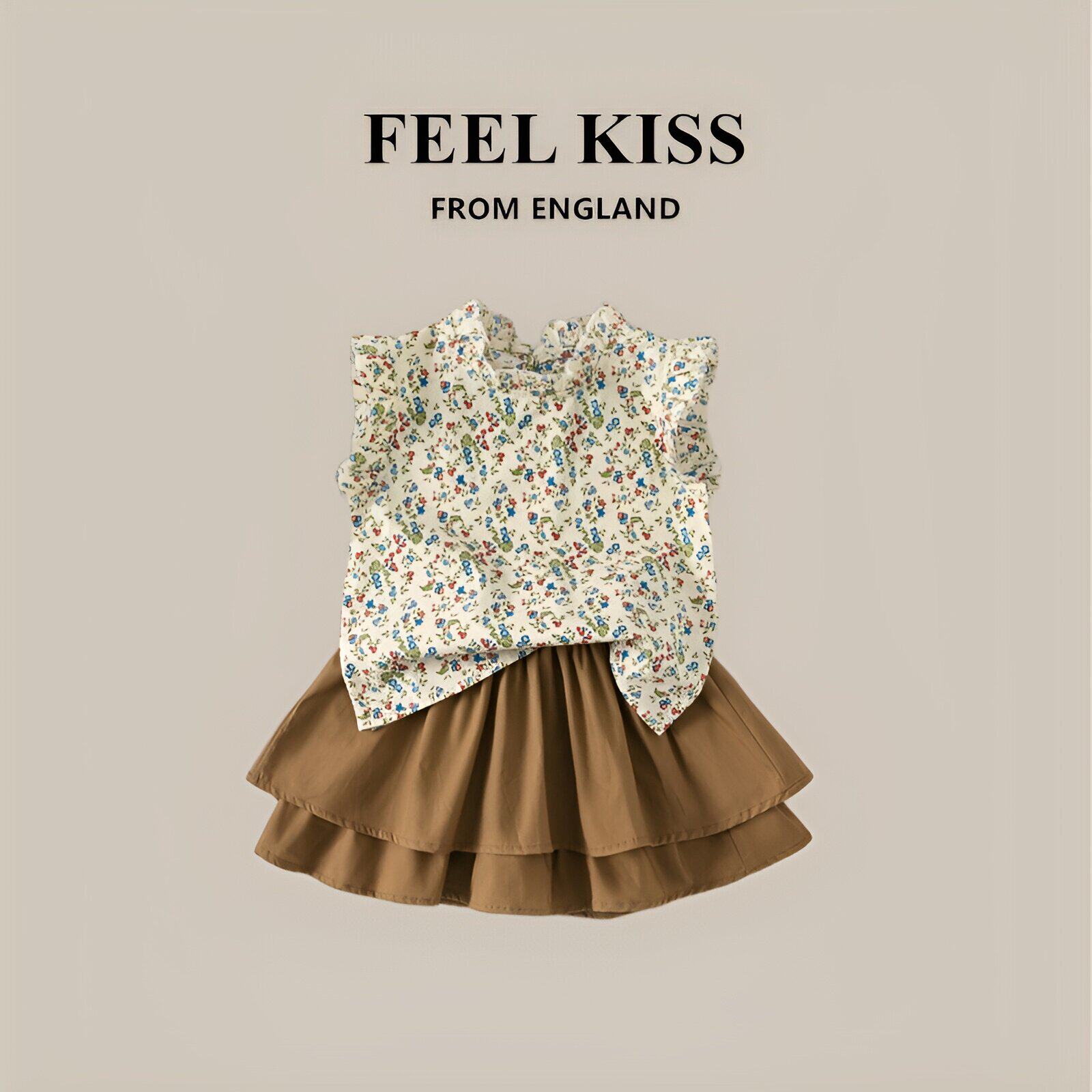 英国Feelkiss女童套装夏