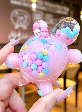 入油流沙大乌龟抖音直播爆款可爱礼物盲盒巨无霸液体奶豆乌龟摆件
