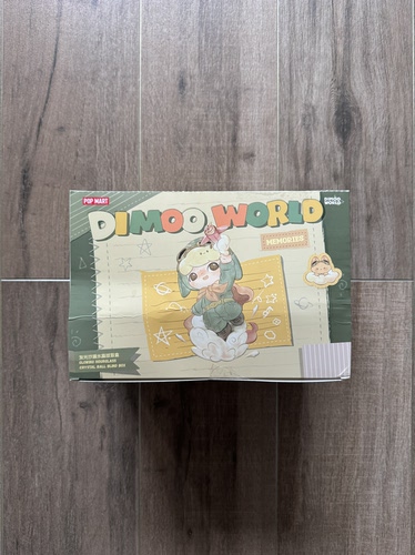 POPMART泡泡玛特DIMOO限定时光系列发光沙漏水晶球盲盒礼物摆件