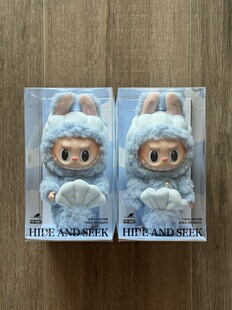 POPMART泡泡玛特LABUBU新加坡限定鱼尾狮搪胶毛绒公仔手办挂件