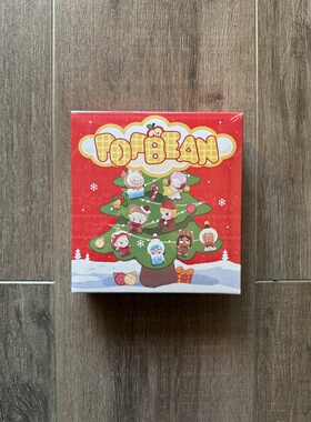 泡泡玛特 POP MART 圣诞礼物派送中系列 萌粒 1:43公仔套盒  盲盒