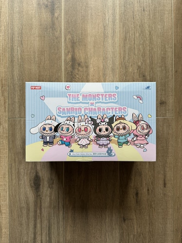 POPMART泡泡玛特LABUBU拉布布三丽鸥搪胶毛绒公仔盲盒挂件礼物