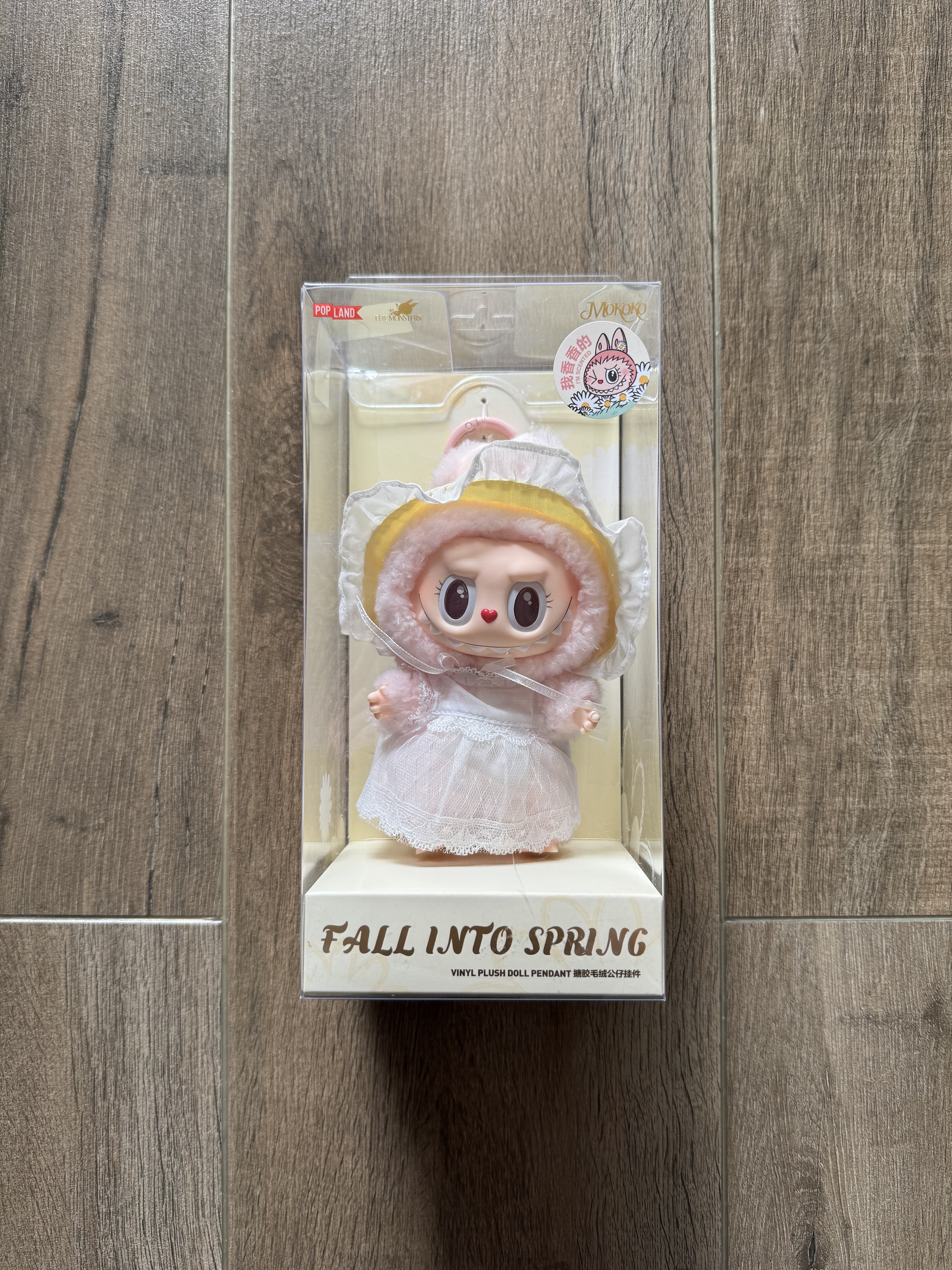 泡泡玛特 POP MART LABUBU MOKOKO 搪胶  春日花花 萌  潮流公仔