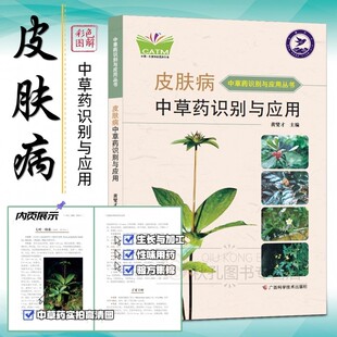 皮肤病中草药识别与应用 了解中药对症下药 千家妙方治疗 对症方子方药方剂 疱疹湿疹皮炎荨麻疹梅毒癣性病 中国医学书籍