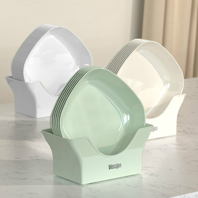 吐骨碟家用吐骨头盘碟高端餐桌装垃圾渣新款食品级水果菜盘高级感