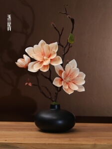 欧式玉兰花艺套装摆件