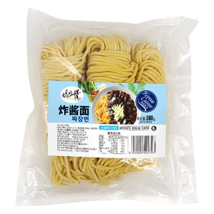 韩式炸酱面条专用黄鲜生半干拌面的料包500g韩国风味杂酱餐饮商用