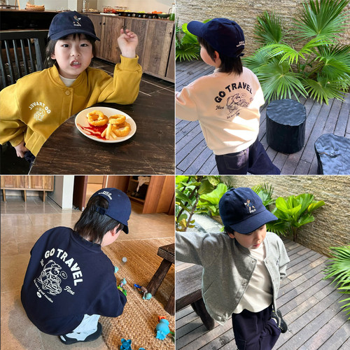 pumpkin早春卡通印花儿童外套