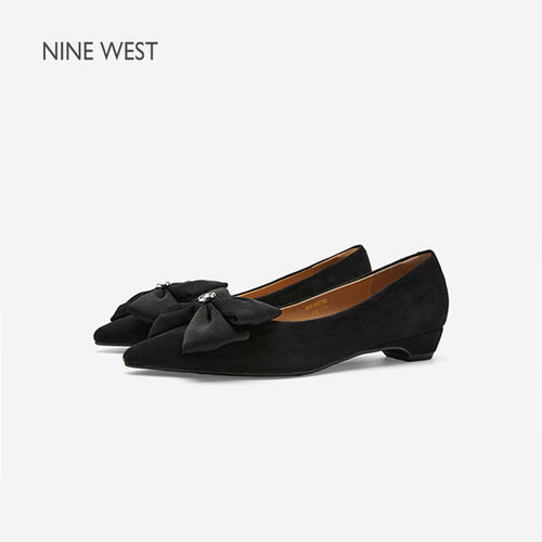 NineWest/玖熙低跟浅口单鞋女鞋