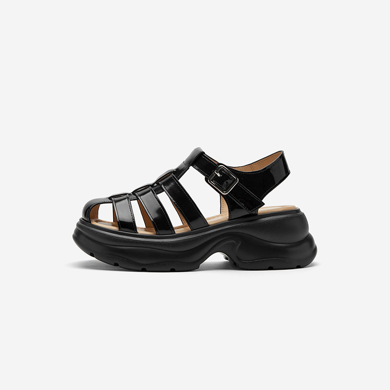 【清仓款】Nine West/玖熙厚底增高镂空时尚罗马凉鞋简约百搭女鞋,女鞋,时装凉鞋,淘宝优惠券,粉丝福利购,淘宝优惠卷