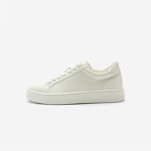 小白鞋 玖熙2025年秋冬新款 女平底时尚 休闲鞋 Nine 小增高女鞋 West