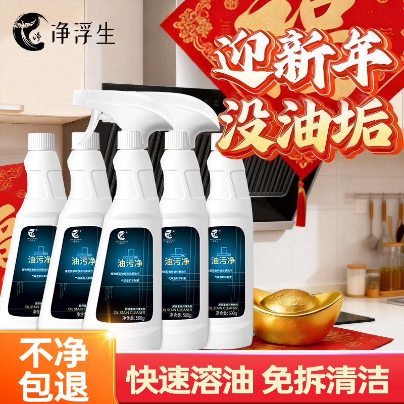 净浮生油污清洁剂空调清洁剂强力去污洗空调专用清洗神器除垢500g