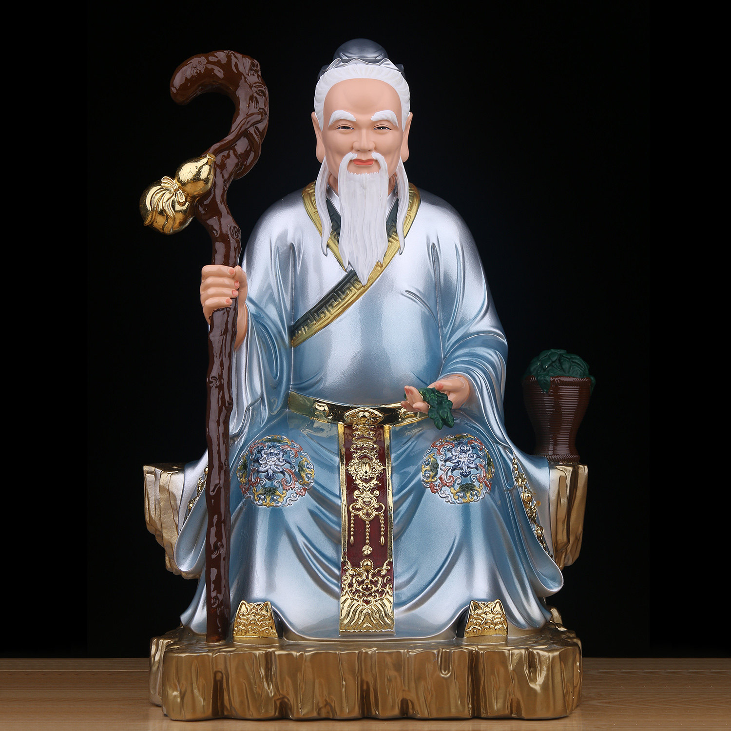 药王爷神像孙思邈医圣神医华佗药王菩萨真身像体家用供奉摆件佛像