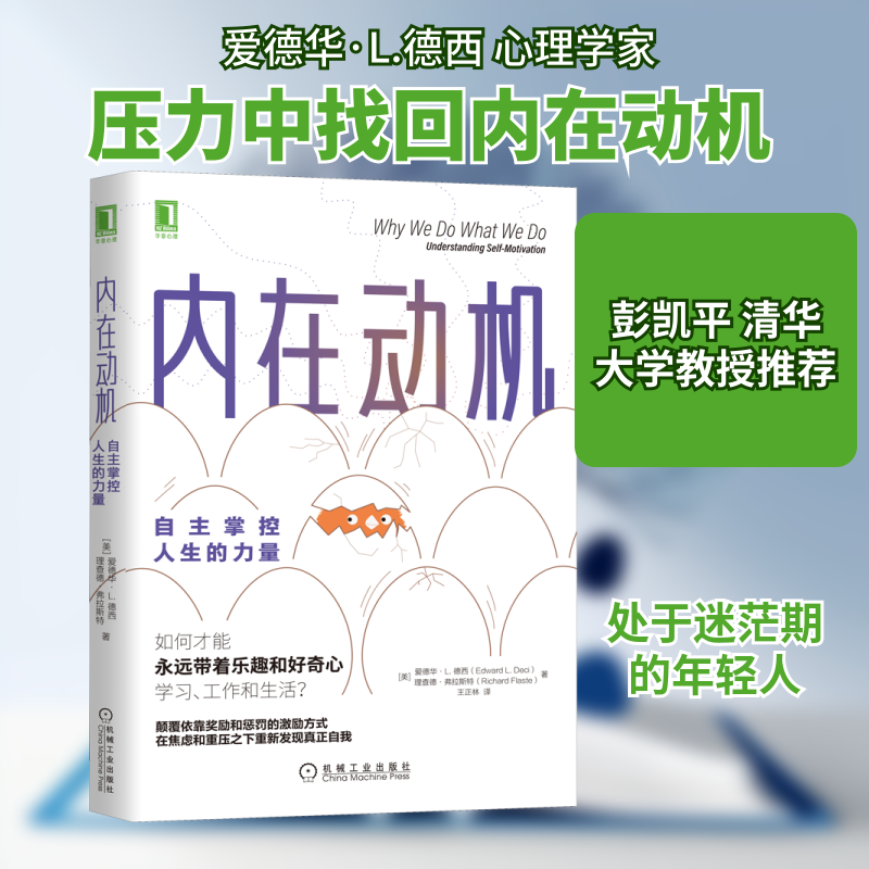 内在动机自主掌控人生的力量爱德华L德西理查德弗拉斯特王正林机械工业出版社心理学自我决定论动机激励励志成功自我管理心态指南