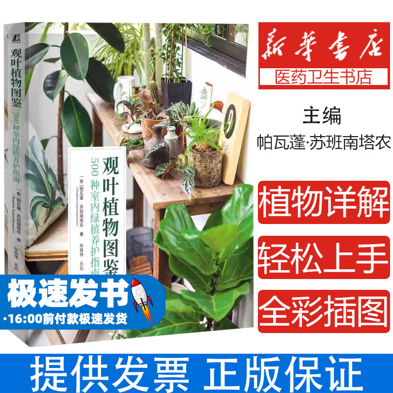 观叶植物图鉴：500种室内绿植养护指南[泰]帕瓦蓬·苏班南塔农（Pavaphon Supanantananont ） 著机械工业出版社9787111760894