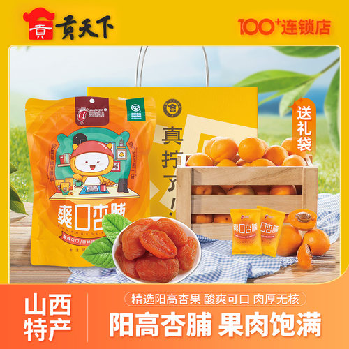 山西特产杏得果阳高杏脯杏干礼袋