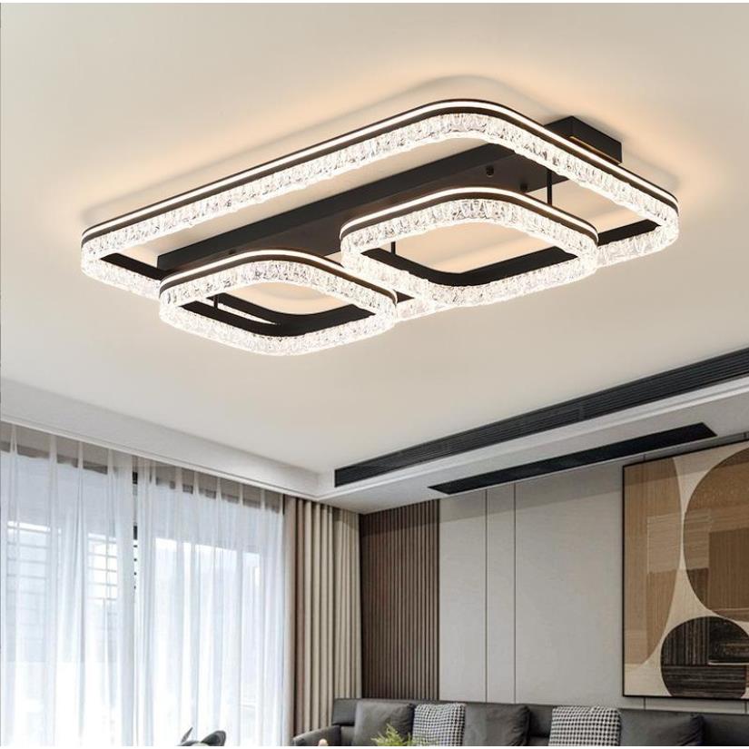 新款轻奢客厅吸顶灯现代简约高端冰裂纹2024新款家用主卧室房间灯