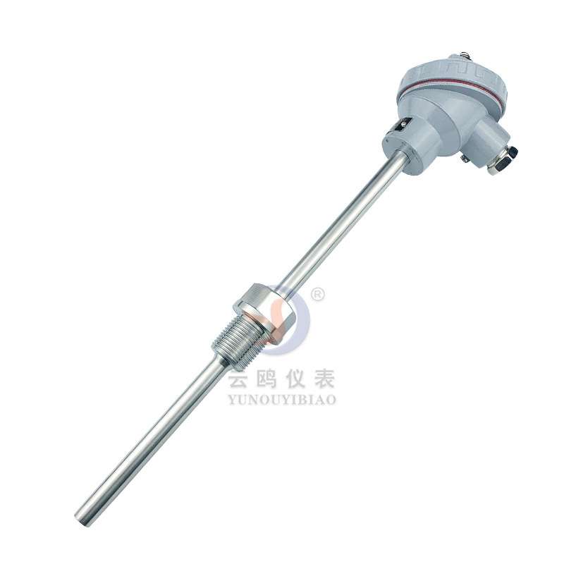 M27*2固定螺纹装配式PT100铂热电阻 WZP-230测温棒感温探头热电阻