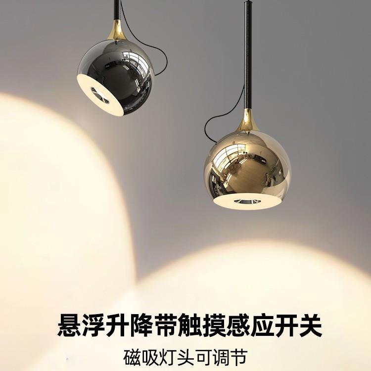 升降吊灯店铺商用餐厅吧台主卧室创意个性艺术床头吊线灯中山灯具