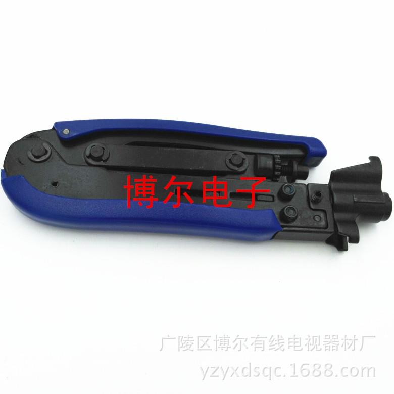 75-5-7-9挤压f头挤压钳 挤压式F头钳 RG6-RG11线缆接头 挤压钳