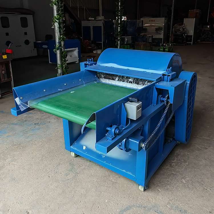 黑料地毯毛毡开松机 旧衣服开松机视频 汽车内饰材料开松机