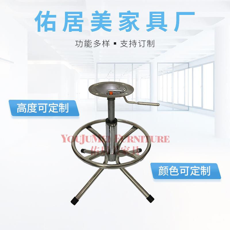 吧椅配件餐椅脚四爪高脚汽动杆升降配件高脚凳椅子配件