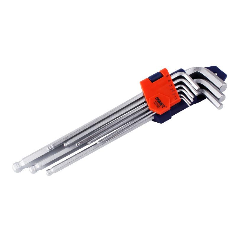 埃米顿 9PCS 9件套公制特长球头内六角扳手11312008