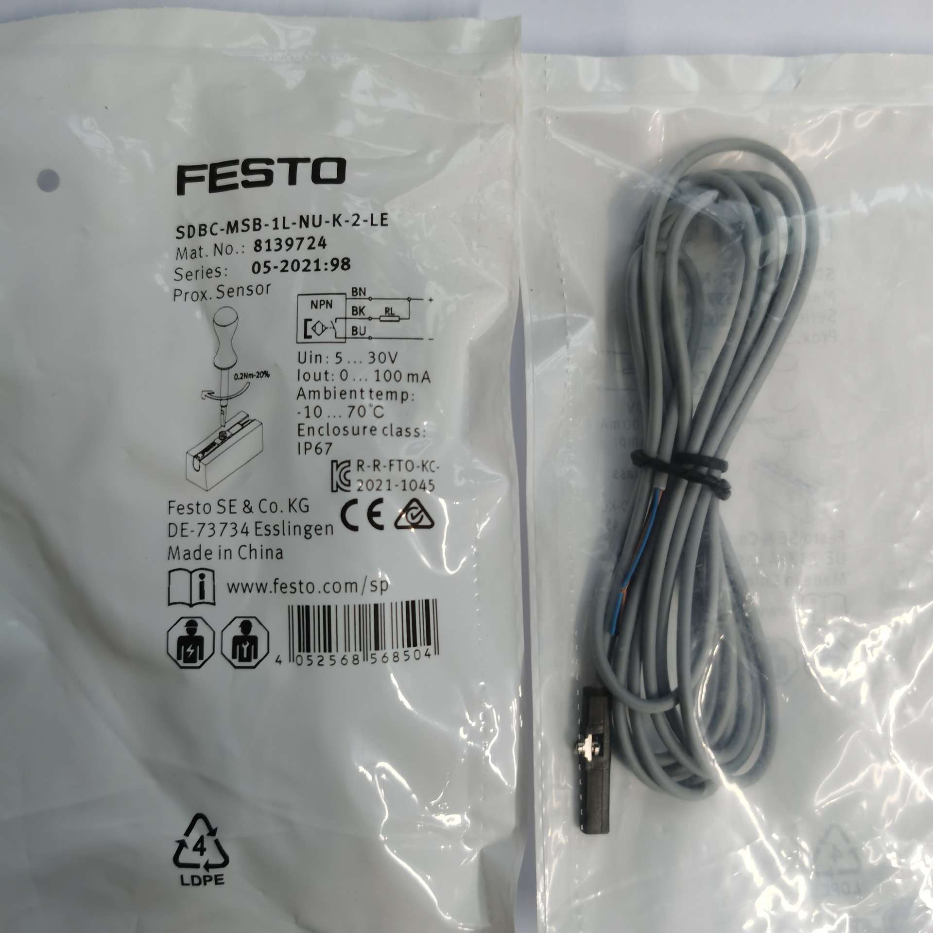 FESTO SDBC  8139723 8139724 8139725 8139726 8139727 接近开关