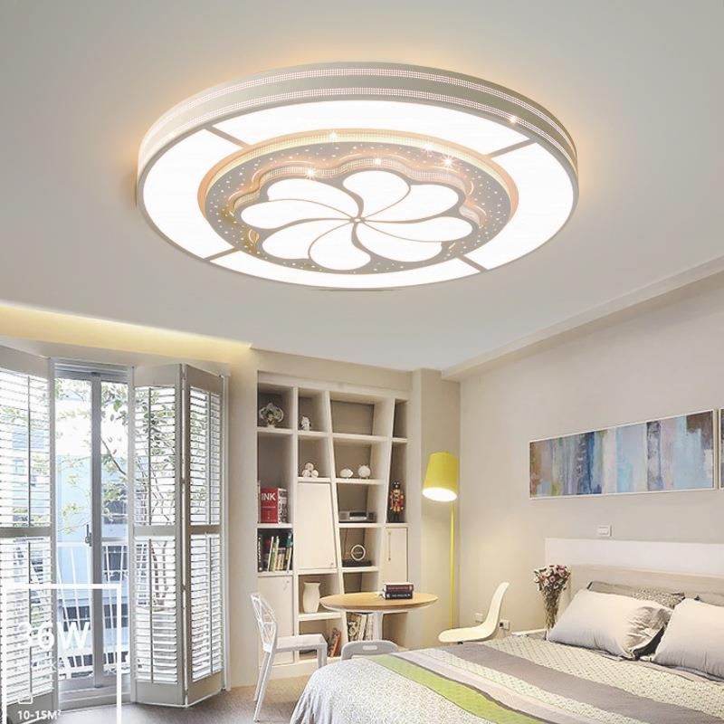 客厅灯大灯2021新款简约现代智能圆形吊灯led吸顶灯大厅主灯1.2米