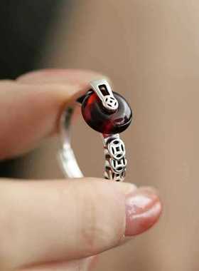 925纯银戒指女士复古民族风