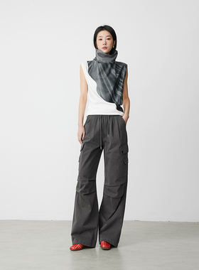 ATUMU「工装裤系列」早春上新 丨松紧腰个性宽松慵懒休闲裤AT364