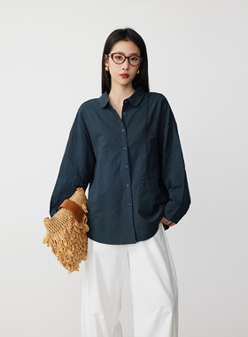 ATUMU「衬衫系列」早春上新 丨纯棉休闲通勤减龄设计感衬衫AT386