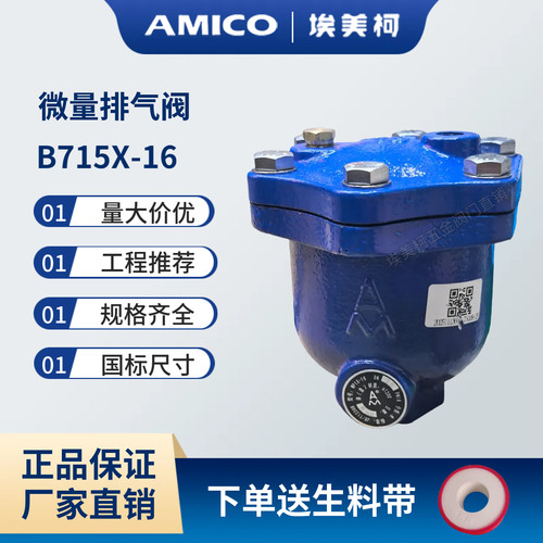 埃美柯球墨铸铁微量排气阀