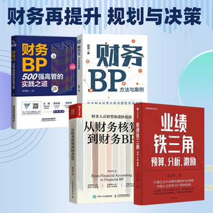 财务bp实战指南4本套:从财务核算到财务BP 财务人员转型进阶指南+财务BP:方法与案例+财务BP:500强高管的实践之道+业绩铁三角