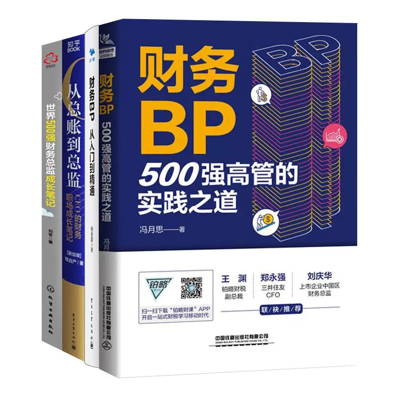 财务总监工作笔记4本套：财务BP+从总账到总监+世界500强财务总监成长笔记+财务BP从入门到精通