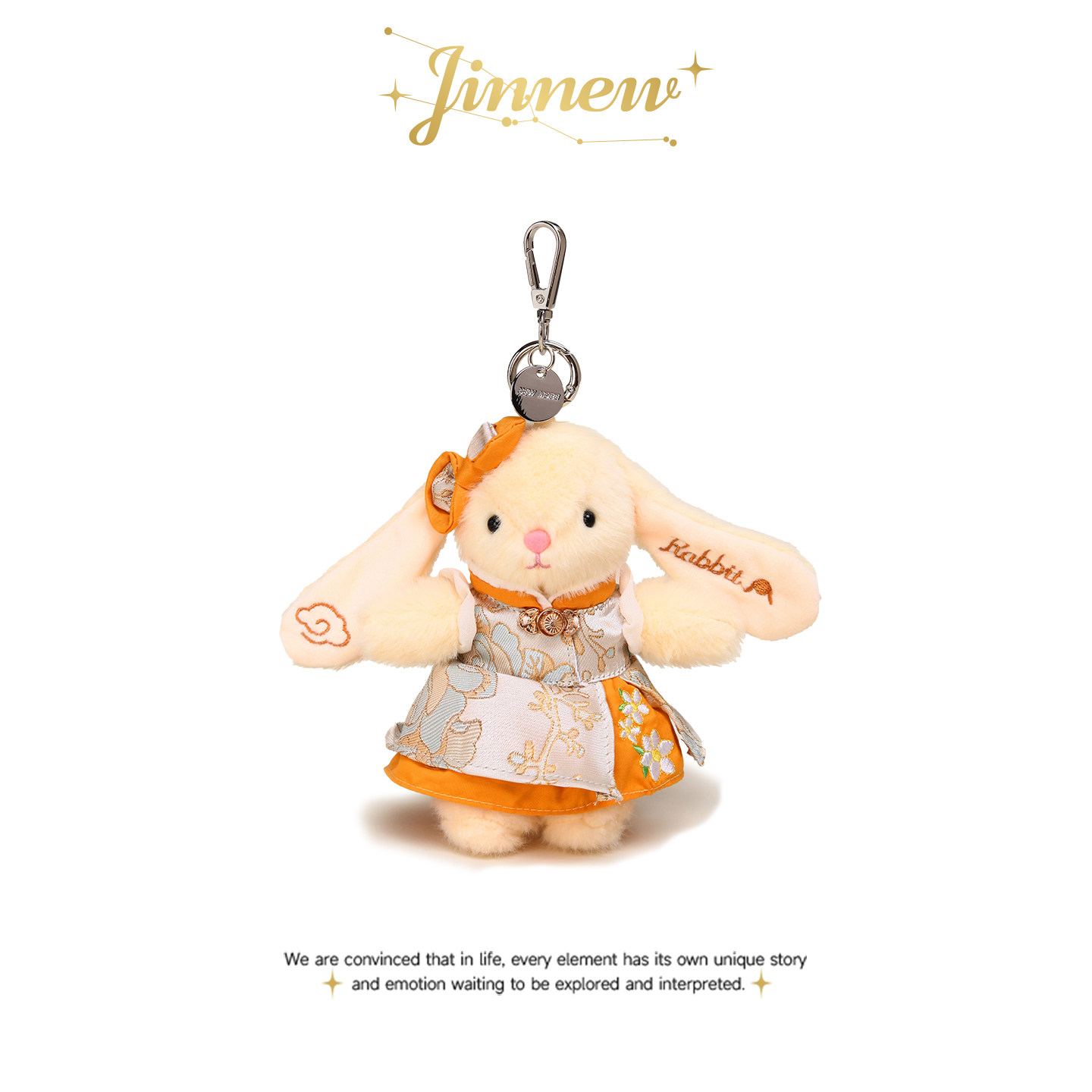 Jinnew原创奶酪黄温蒂兔新中式小兔子包包挂件毛绒玩偶书包钥匙扣,服饰配件/皮带/帽子/围巾,包挂件,淘宝优惠券,粉丝福利购,淘宝优惠卷
